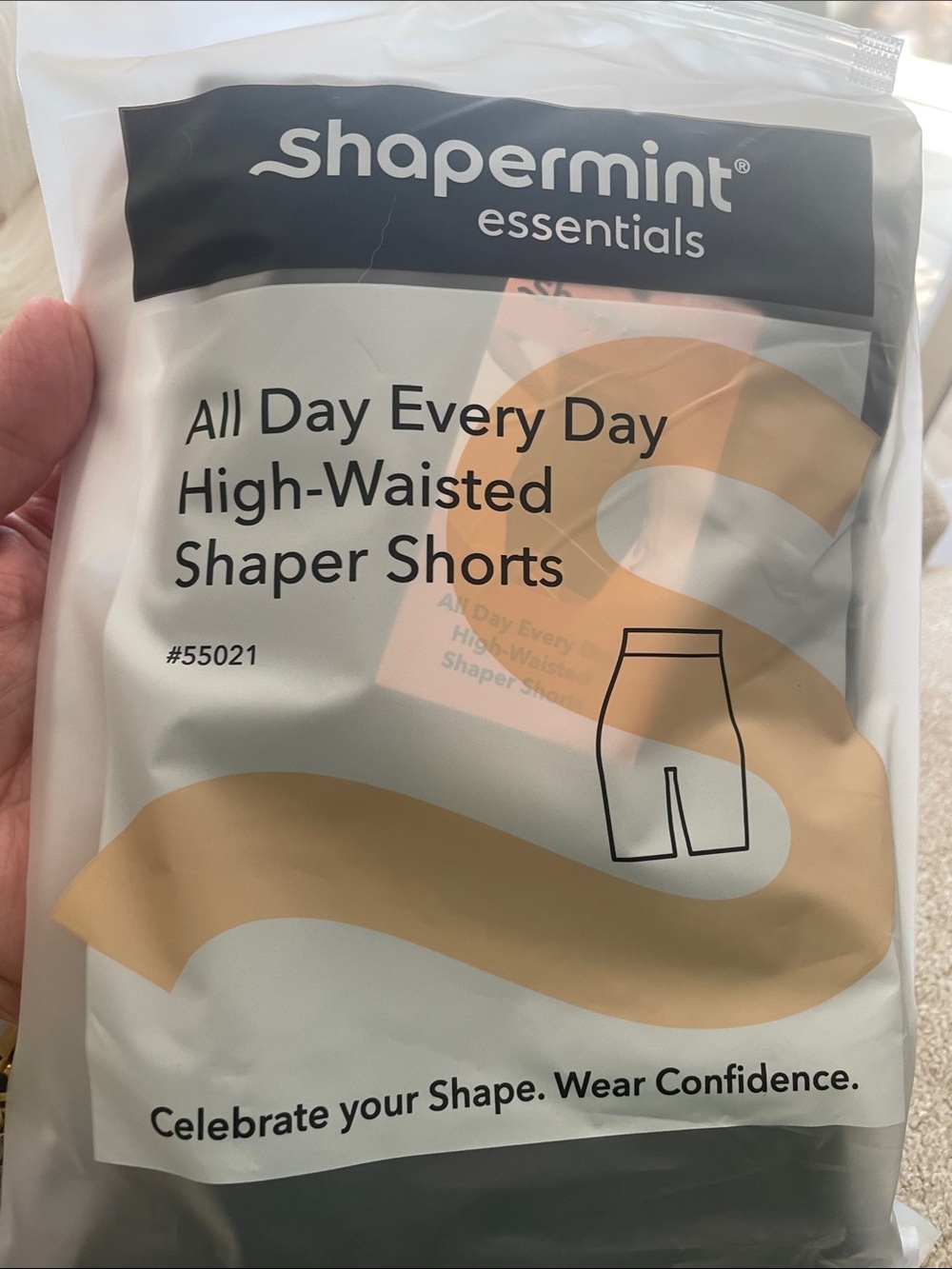 Shapermint High-Waisted Shaper Shorts - Tan
